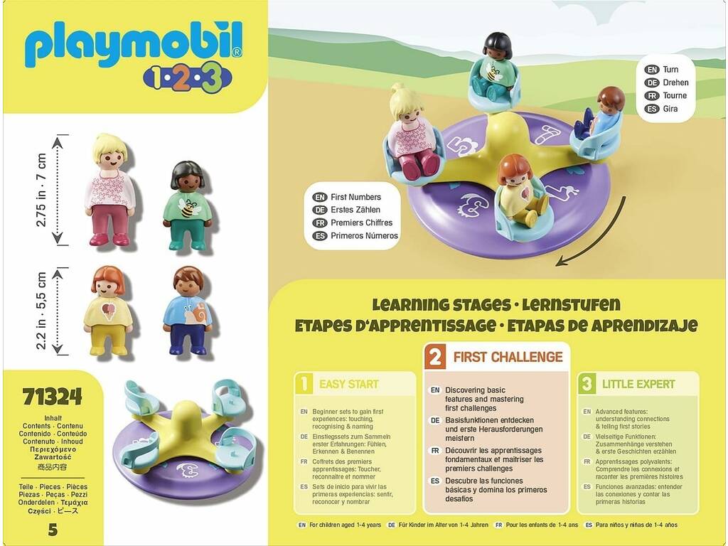 Playmobil 1,2,3 Playmobil Karussell 71324