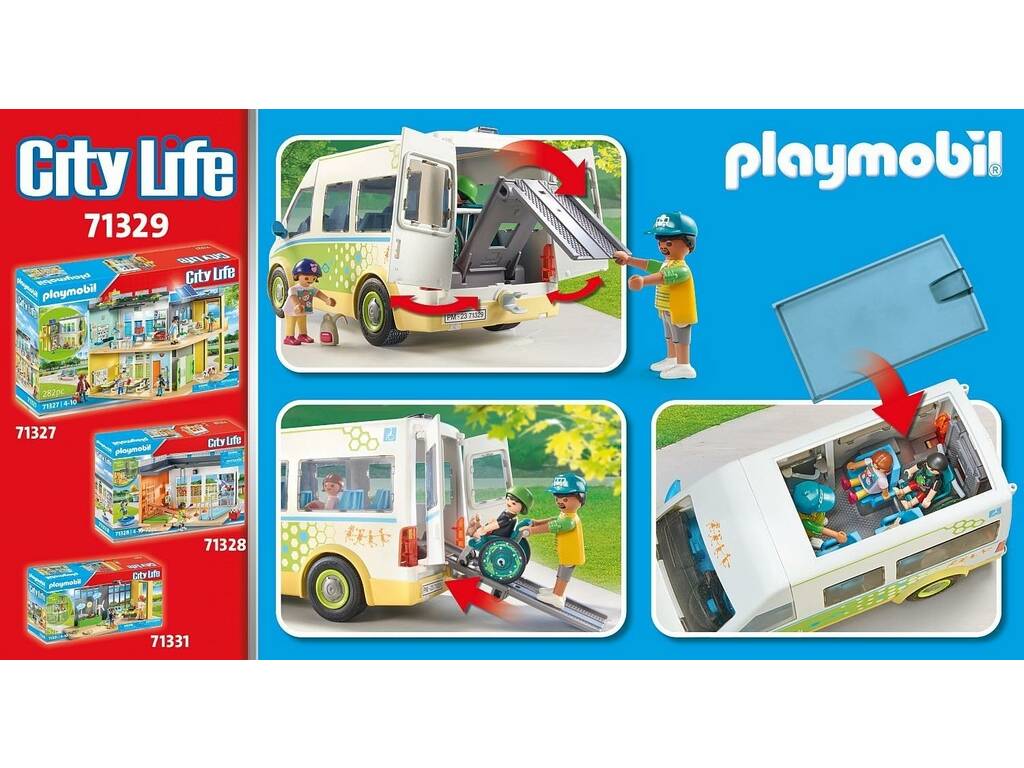 Playmobil City Life Autobus Escolar de Playmobil 71329