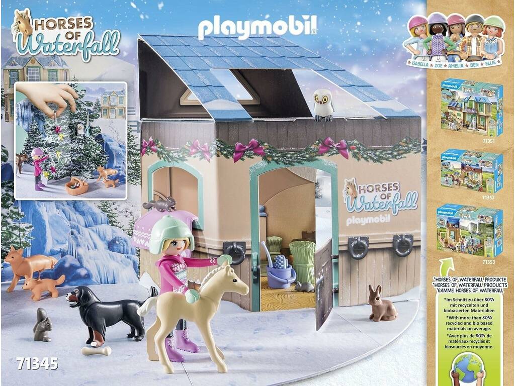 Playmobil Calendario de Adviento Paseo en Trineo 71345