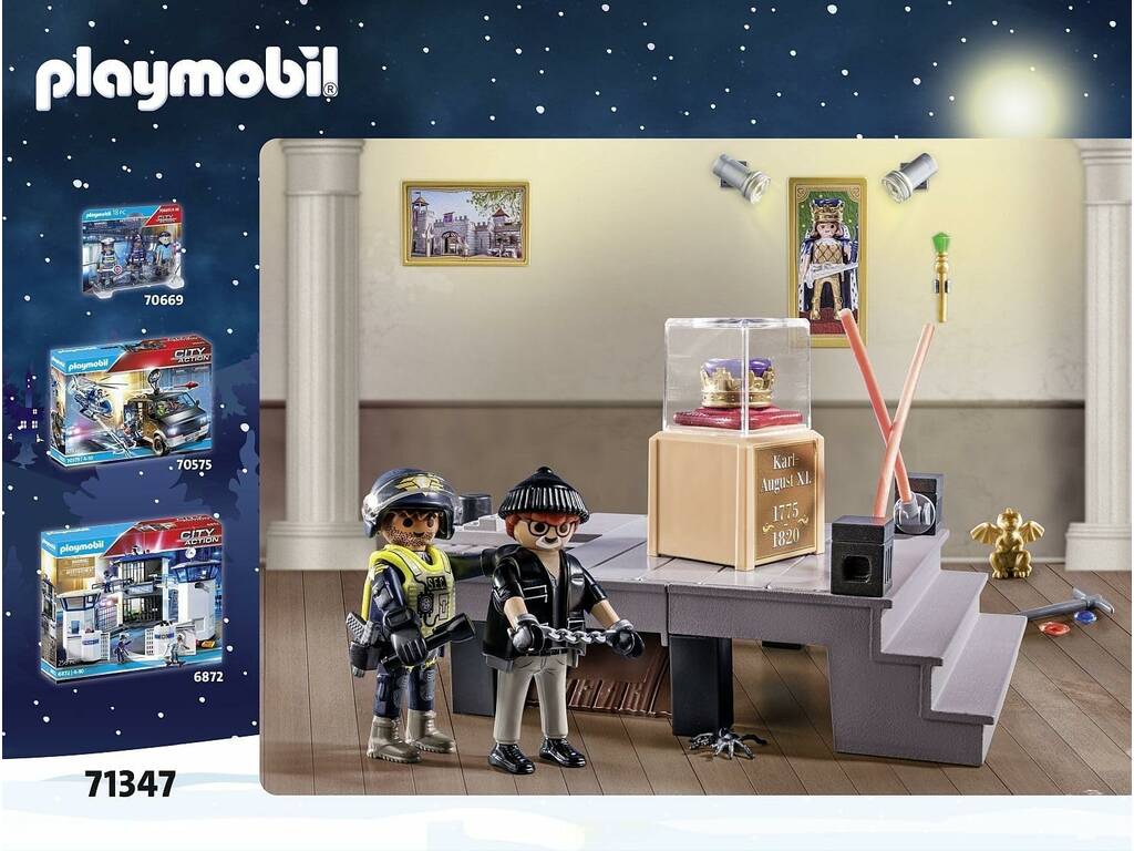 Playmobil City Life Calendrier de l'Avent Vol au musée 71347