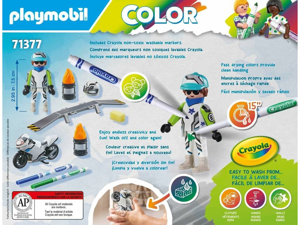 Playmobil Colore Moto 71377