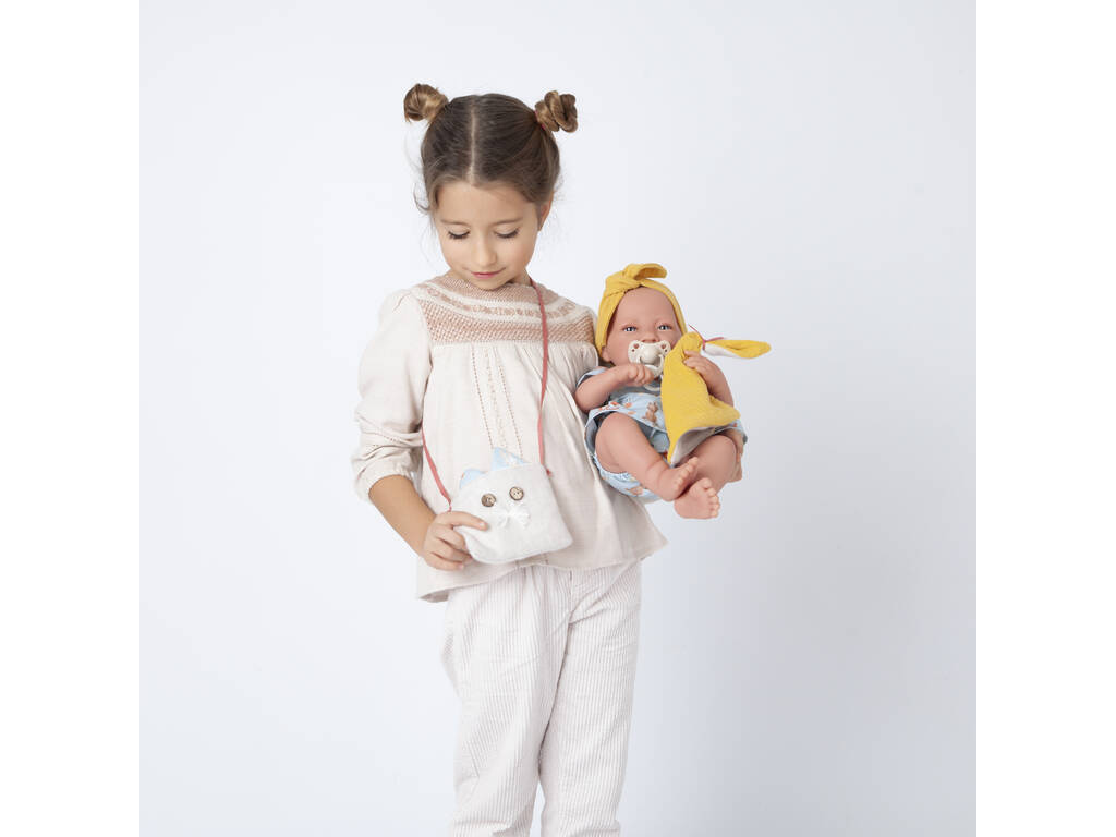 Bambola neonata Primavera con borsa per te 42 cm di Antonio Juan 50396