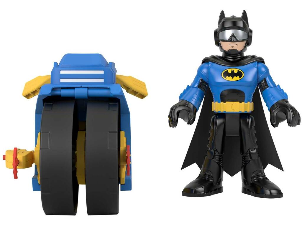 Imaginext XL DC Super Friends Batman et Batcycle Mattel HNM