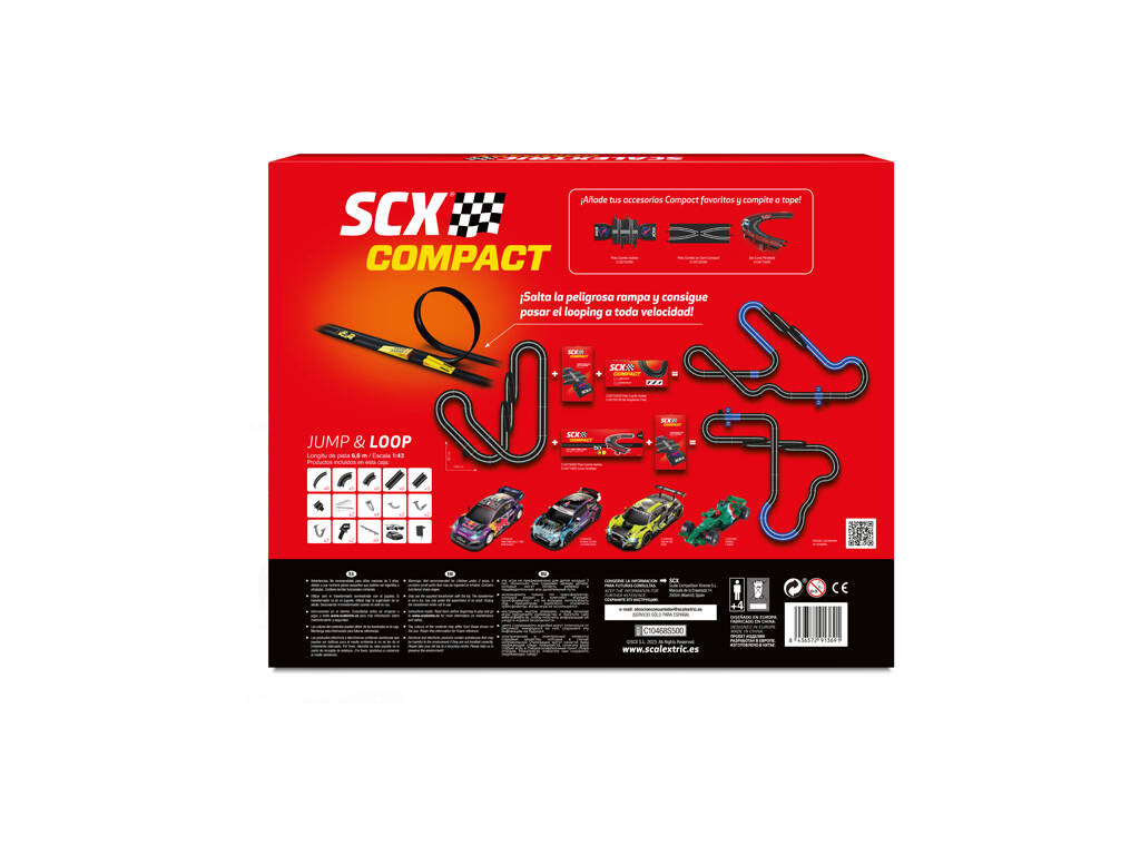 Scalextric Compact Jump & Loop-Schaltung C10468S500