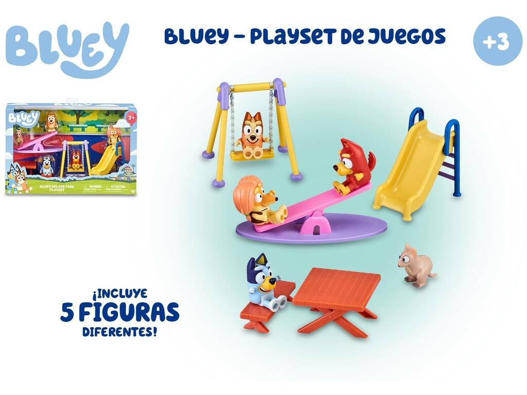 Bluey Playset Deluxe Park Famosa BLY51000