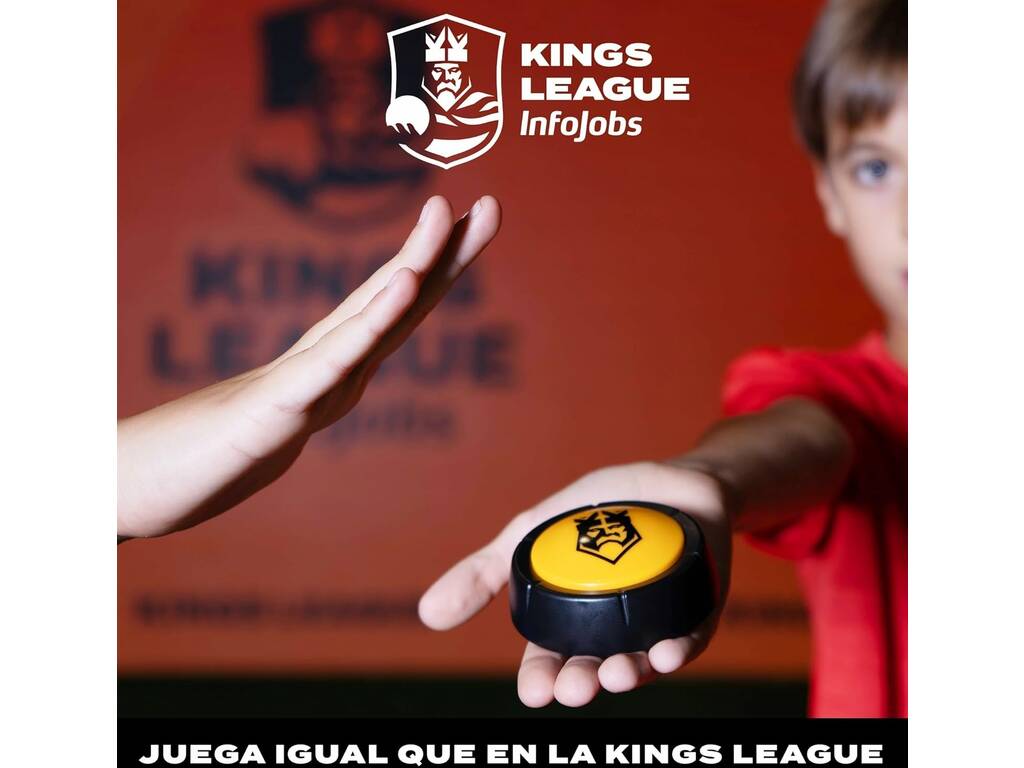 IMC Toys - Juego de futbol oficial Kings League recrea un partido real ㅤ, IMC Toys