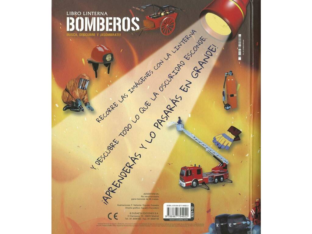 Libro Linterna Bomberos Susaeta S3227012