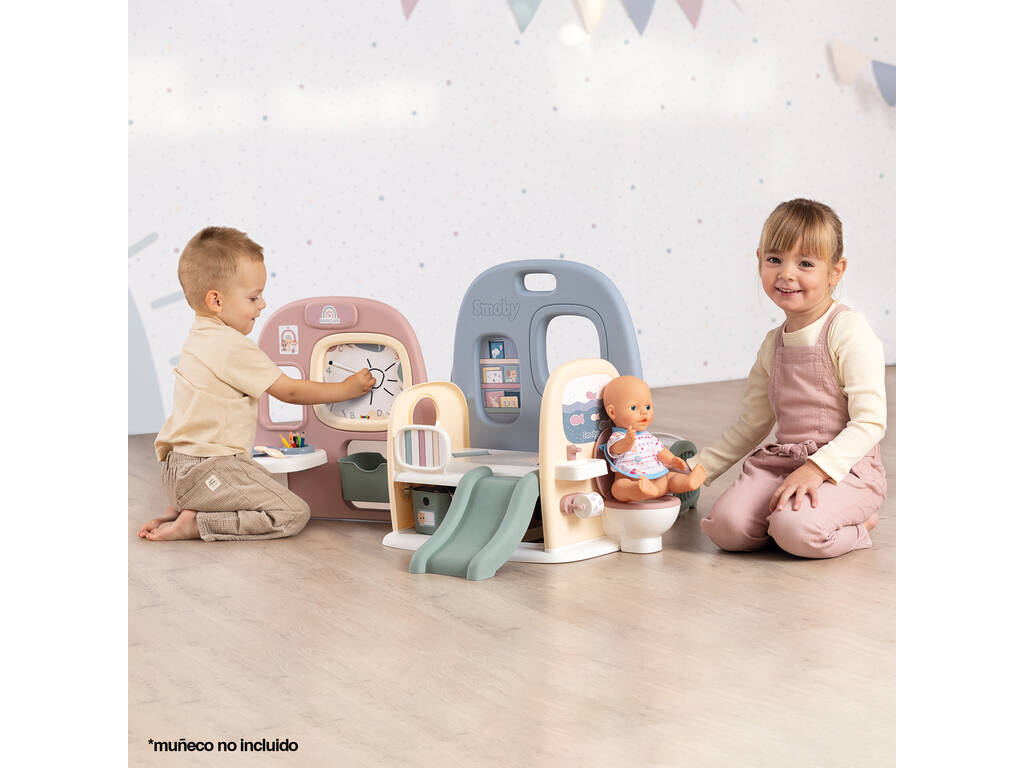 Baby Care Guardería con Accesorios Smoby 7600240307