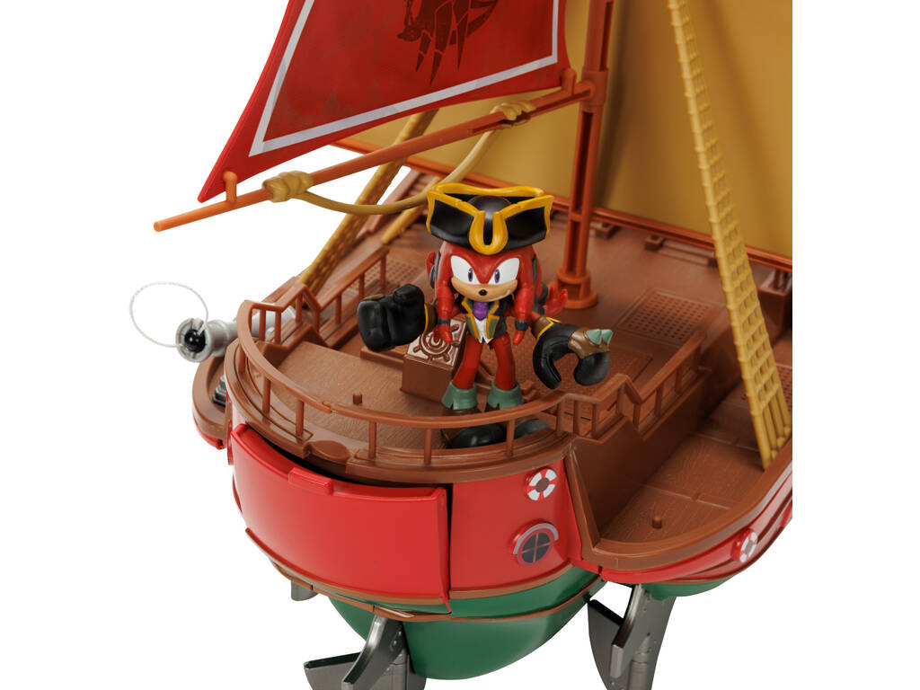 Sonic Prime barco pirata de la Travesia del Angel Jakks 419184