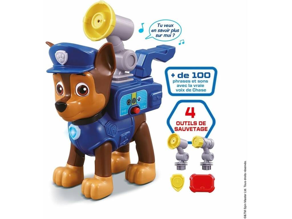 Patrulla Canina Chase Mascota Interactiva ¡Al Rescate! Vtech 563122