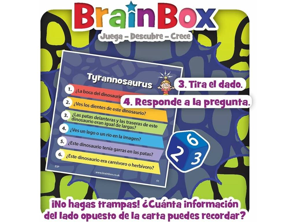 BrainBox Dinosaurios Asmodee G123438