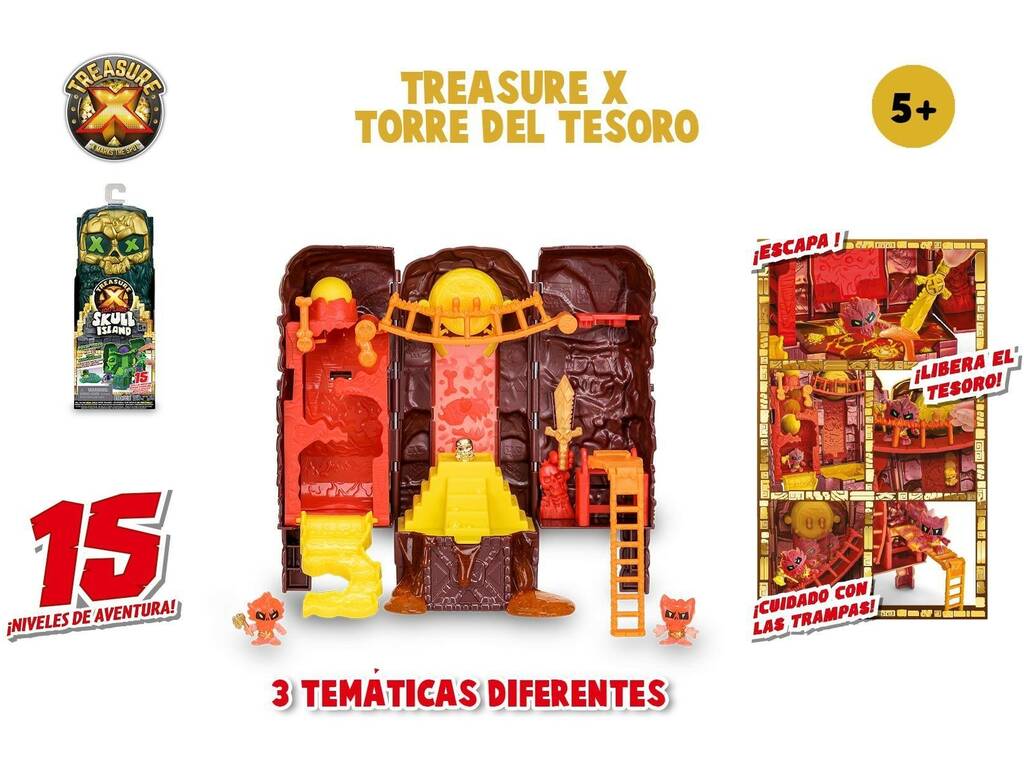Treasure X Lost World Torre del Tesoro Famosa TRR65000