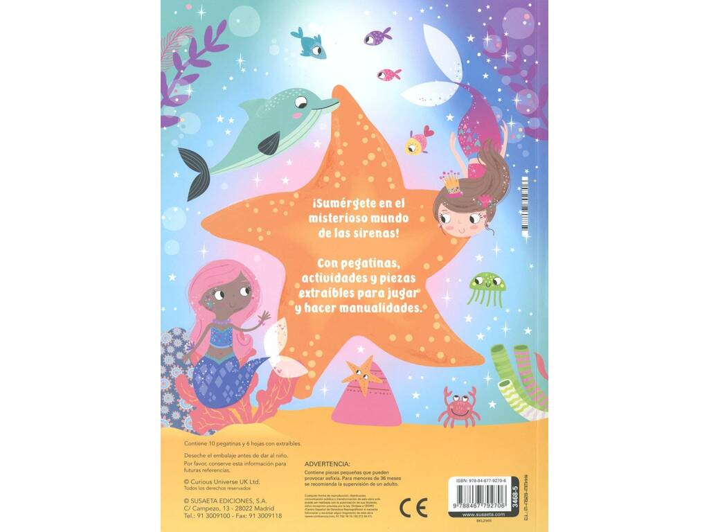 Glitter e giochi Sirene di Susaeta S3468005