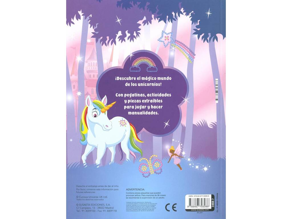 Brillos y juegos Unicornios de Susaeta S3468007