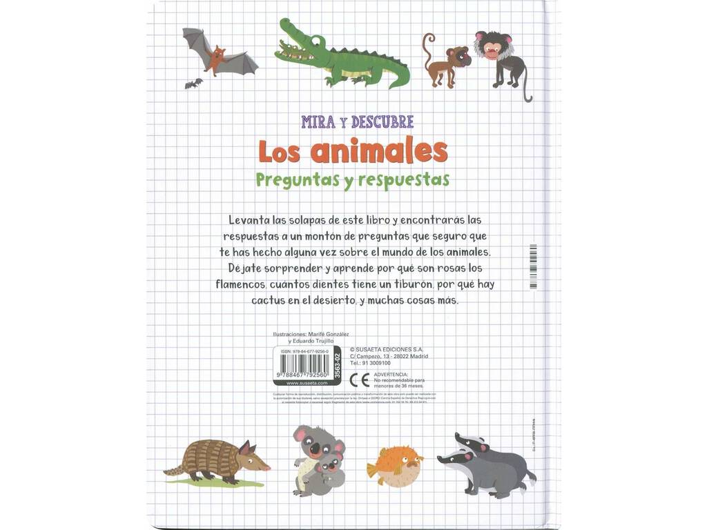 Livre Regarde et découvre Questions et réponses Animaux