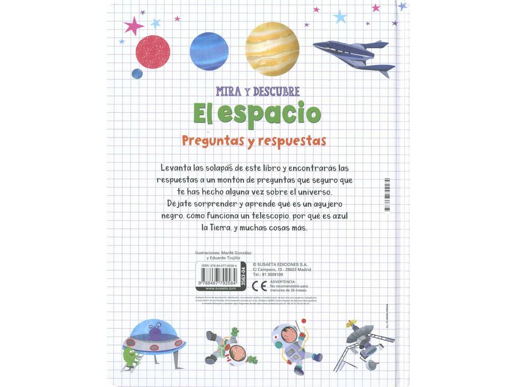 Livre Regarde et découvre Questions et réponses L'espace