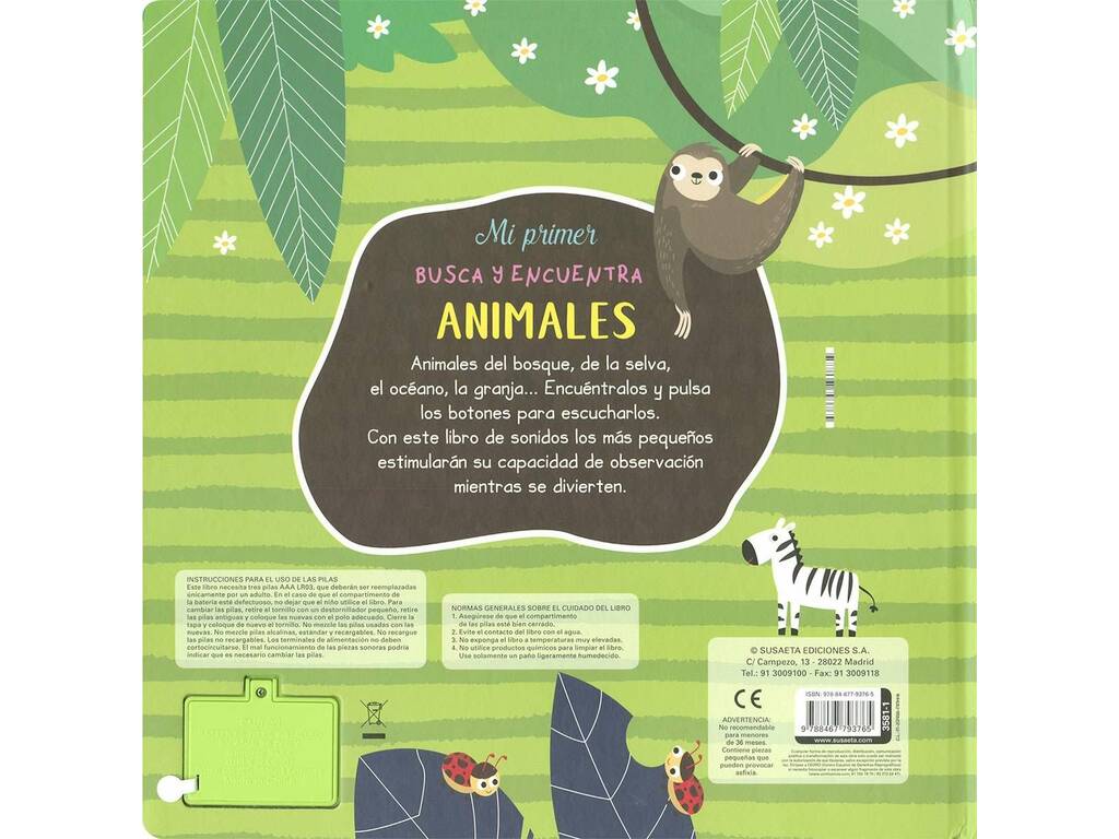 Livros com Sons Animais Susaeta S3581001