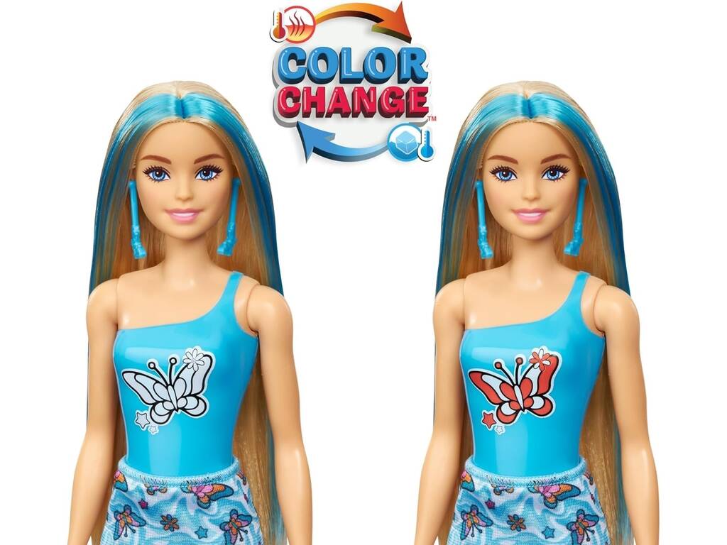 Barbie Color Reveal Bambola Serie Ritmo Arcobaleno Mattel HRK06