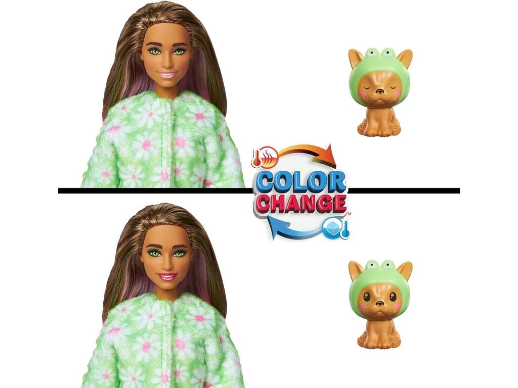 Poupée Barbie Cutie Reveal Costume Series Frog Dog Doll Mattel HRK24