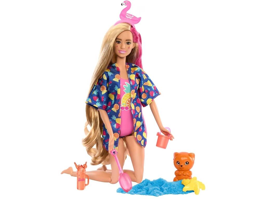 Barbie Pop! Reveal Muñeca Serie Frutas Smoothie Tropical Matte HRK57