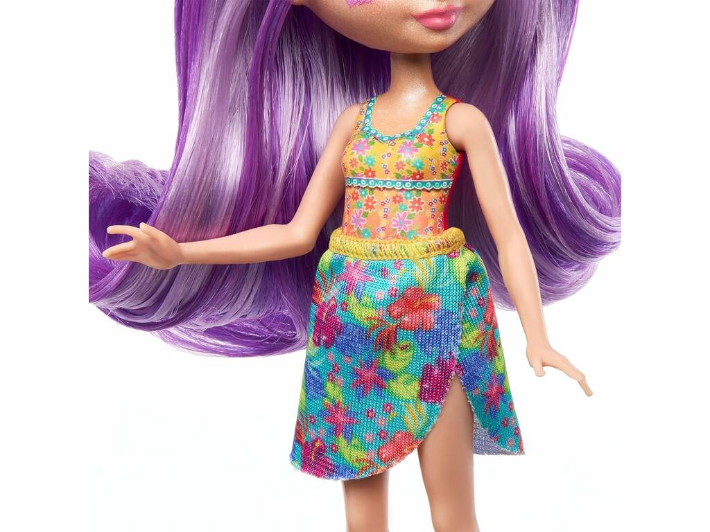 Enchantimals Sunshine Island Sloth Purple Mattel HRX82