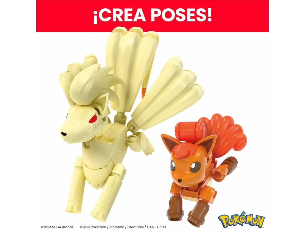 Mega Pokémon Vulpix Evolution Set Mattel HTH79