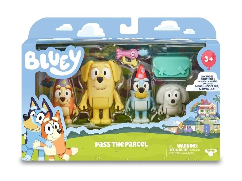 Bluey Pack 4 Figure Famosa BLY63000