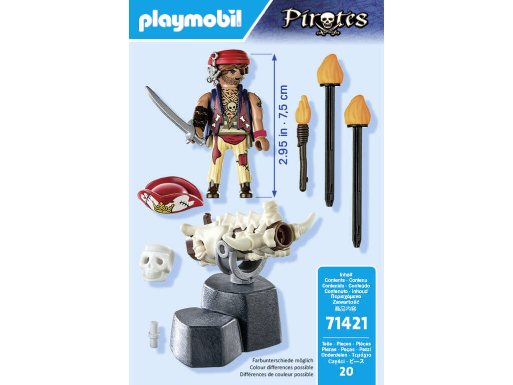 Playmobil Pirates Artilheiro Pirata 71421