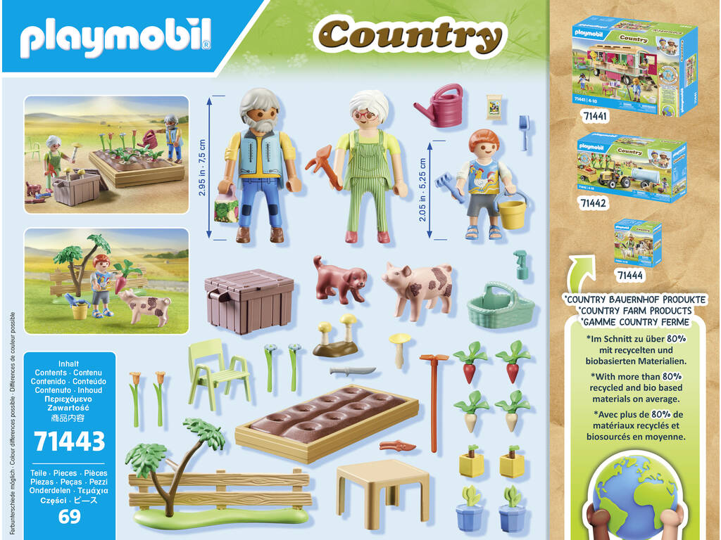 Playmobil Country Huerto con Abuelos 71443