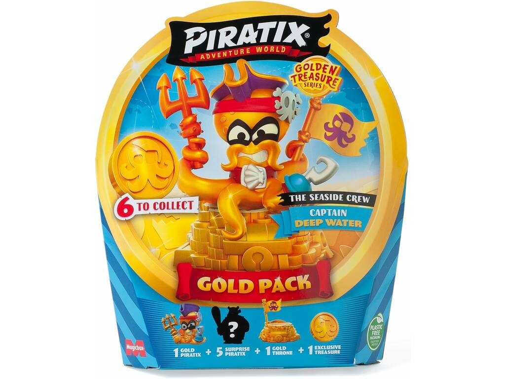 Boîte à magie Piratix Golden Treasure Series Gold Pack PPX1B616IN00