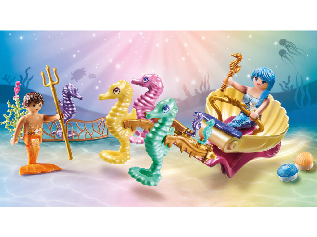 Playmobil Princess Magic Sirena con Caballitos de Mar 71500