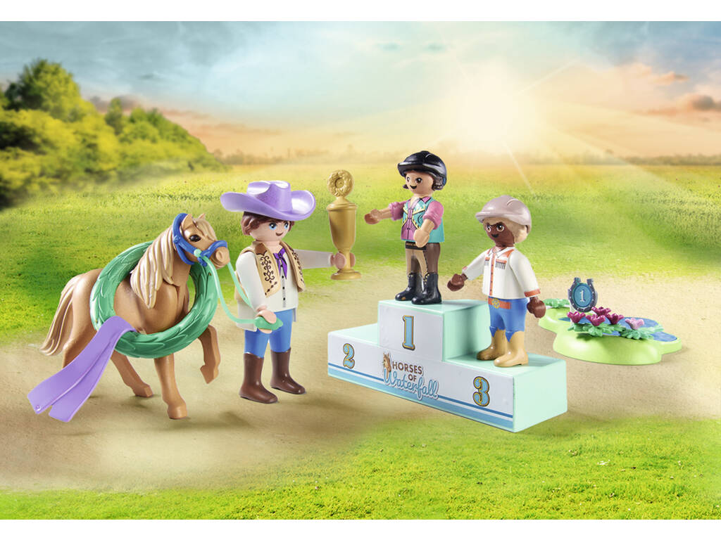 Playmobil Chevaux de la cascade Tournoi de poneys 71495