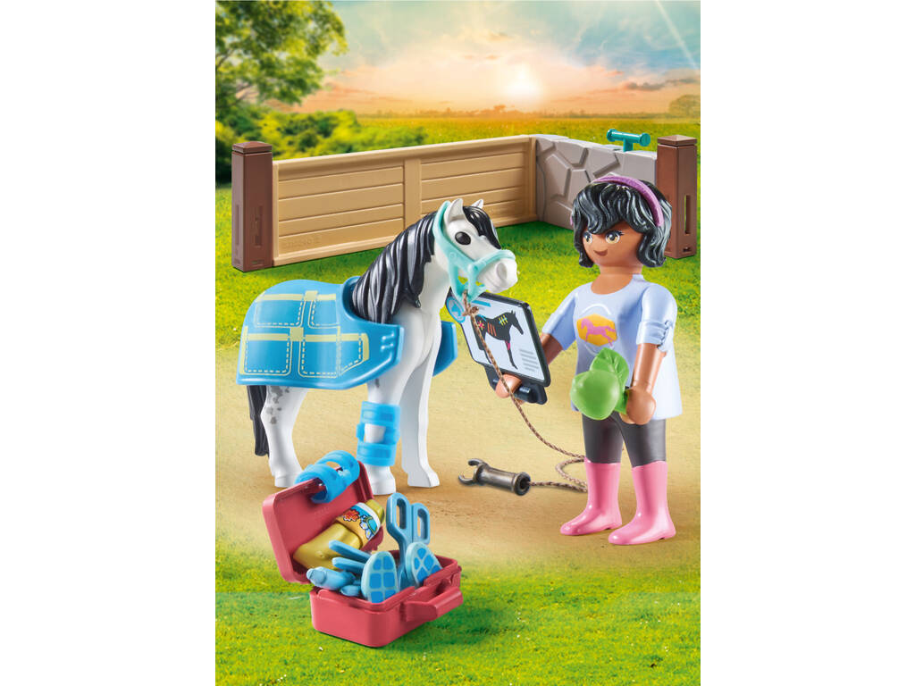 Playmobil Horses of Waterfall Terapeuta de Cavalos 71497