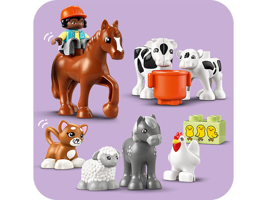 Lego Duplo Soins aux animaux à la ferme 10416