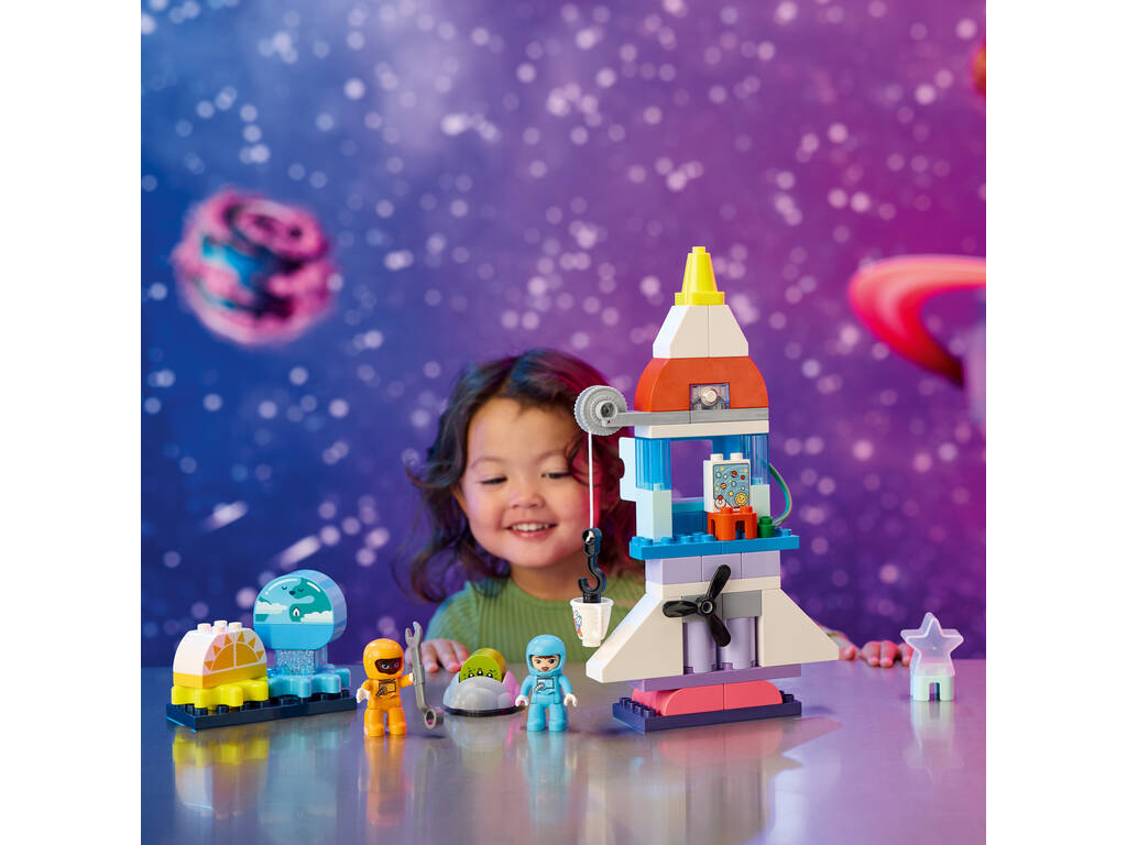 Lego Duplo Space Aventura em Lançador Espacial 3 em 1 10422