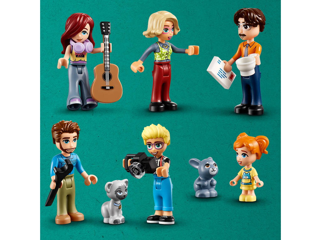 Lego Friends Olly und Paisleys Familienhäuser 42620