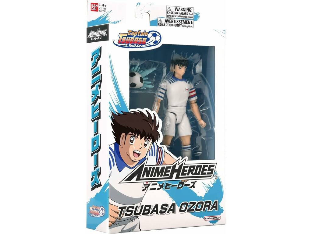 Capitan Tsubasa Anime Heroes Figura Tsubasa Ozora Bandai 37791
