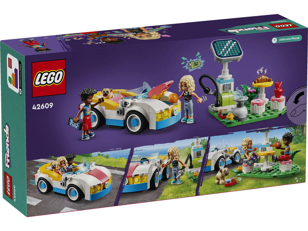 Voiture électrique et chargeur Lego Friends 42609