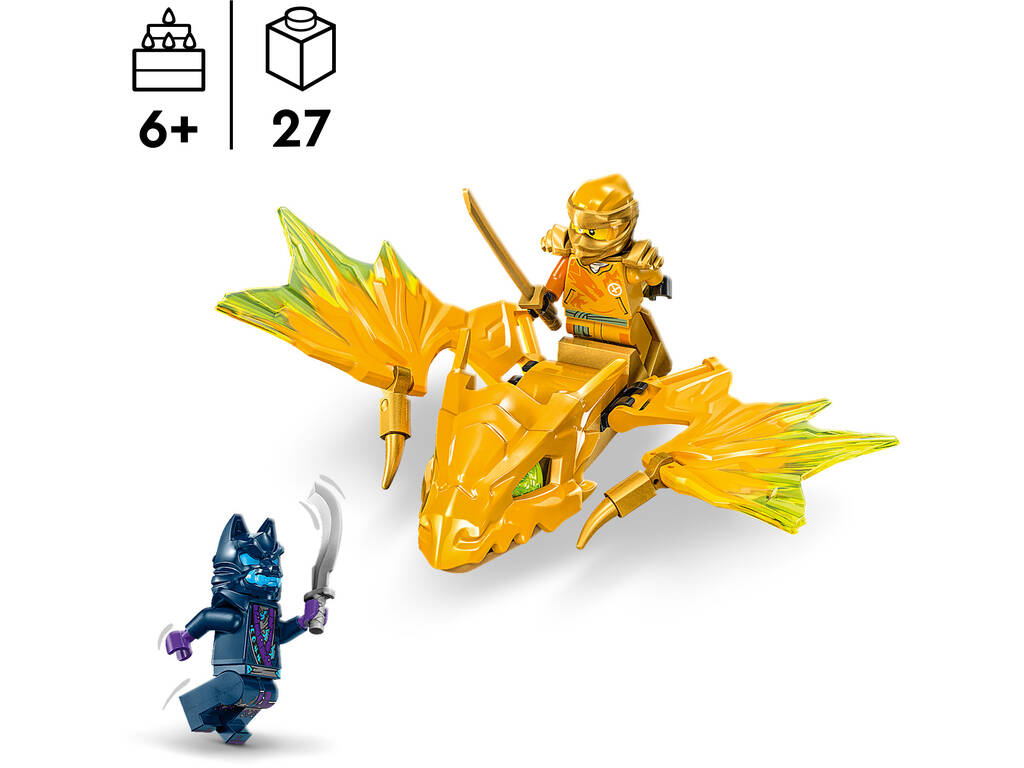 Lego Ninjago Attacco Rising Drago di Arin 71803