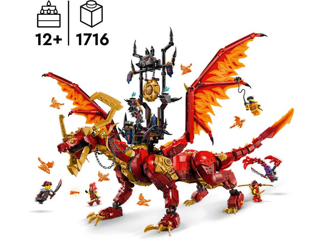 Lego Ninjago Dragão Fonte de Movimento 71822