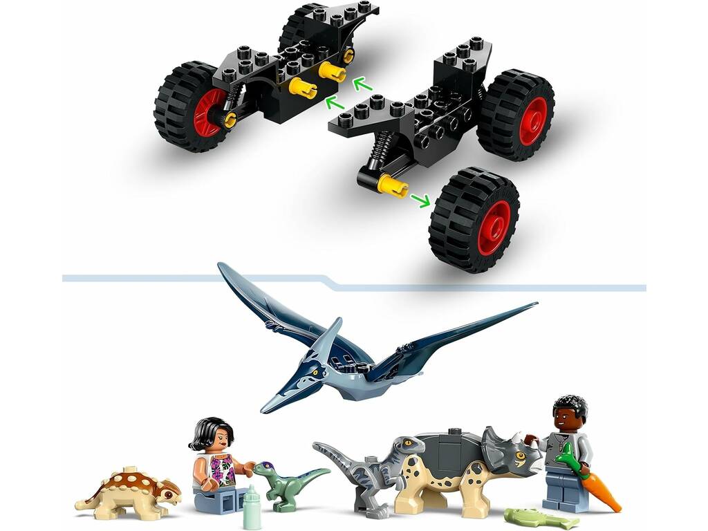 Lego Jurassic World Centro de Rescate de Crías de Dinosaurio 76963