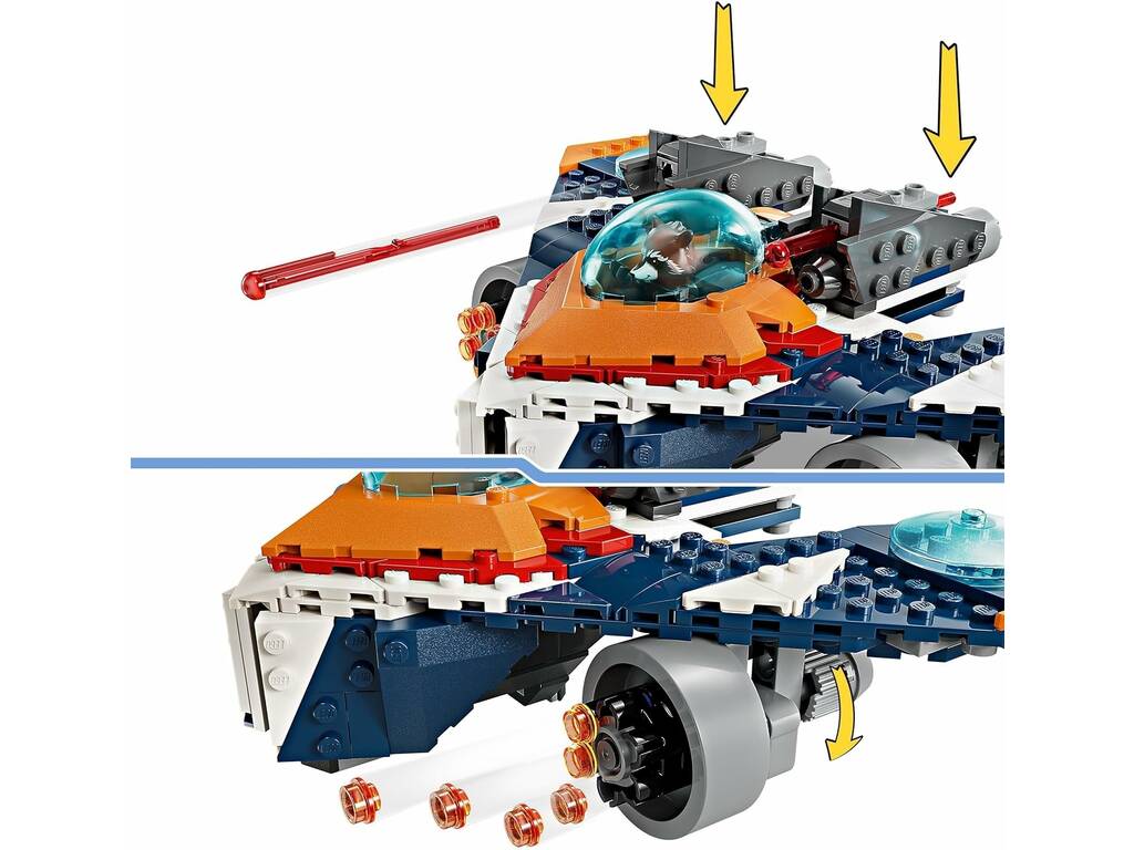 Lego Marvel The Infinity Saga Warbird Rocket Vs Ronan 76278