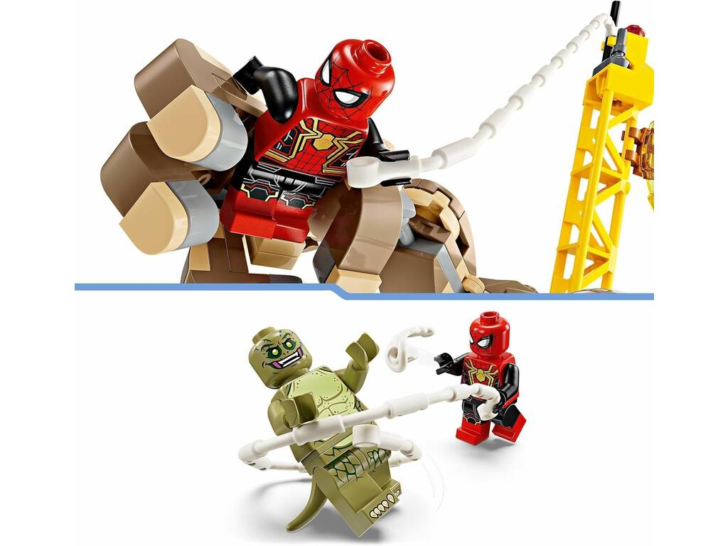 Lego Marvel Spiderman No Way Home Spiderman VS Sandman Batalha Final 76280