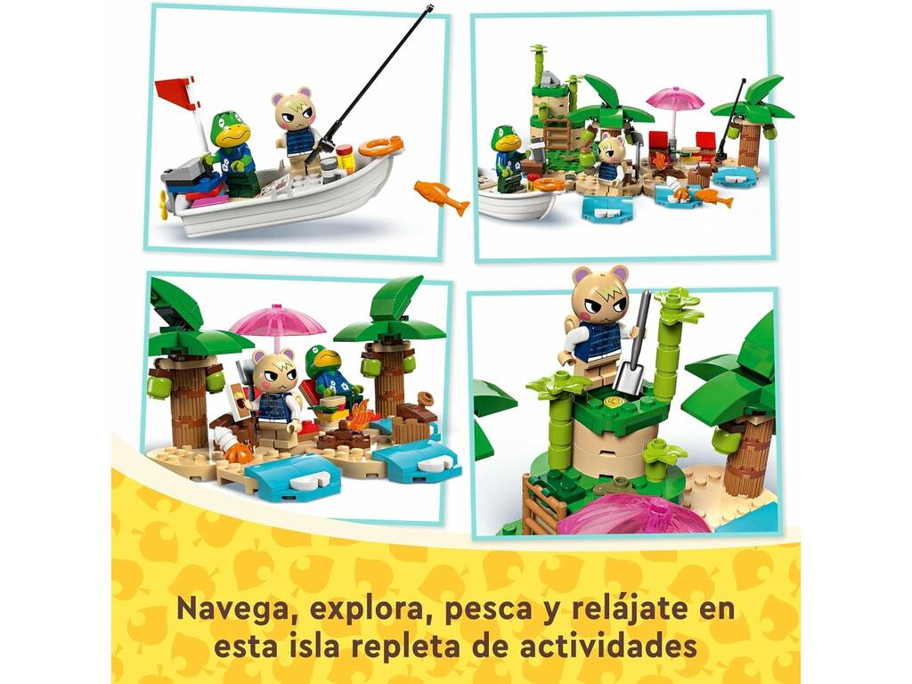 Lego Animal Crossing Passeio em Barco com o Capitão 77048