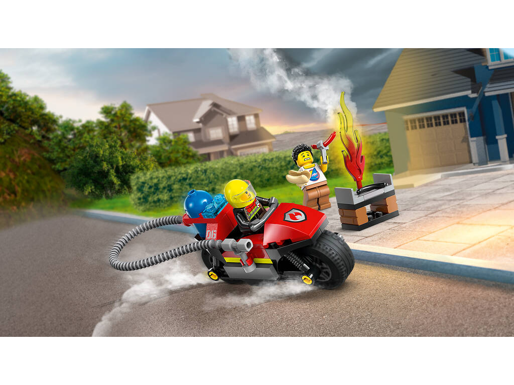 Lego City Moto di salvataggio dei vigili del fuoco 60410