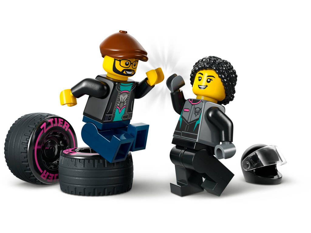 Lego City Carro de Corridas e Caminhão de Transporte 60406