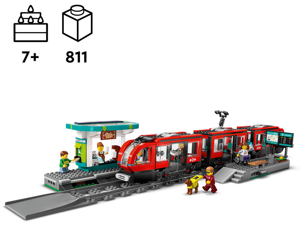 Lego City Tranvía y Estación del Centro 60423