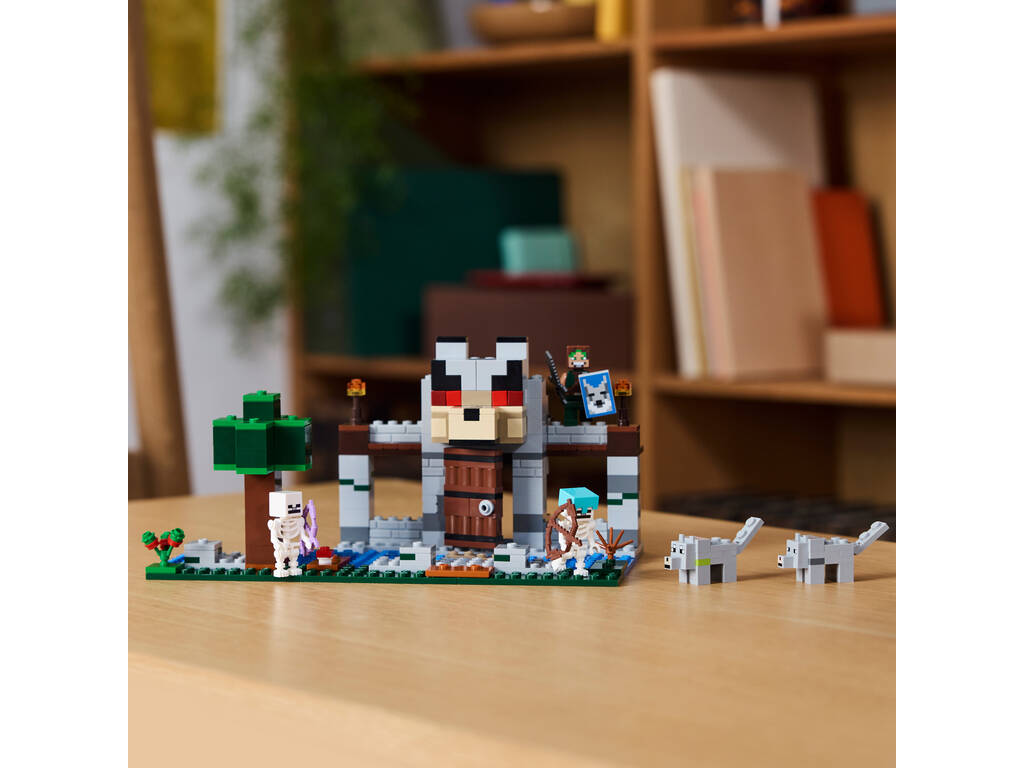 Lego Minecraft La Fortaleza Lobo 21261