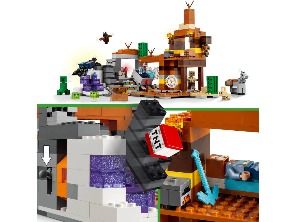 Lego Minecraft Der Wasteland-Minenschacht 21263