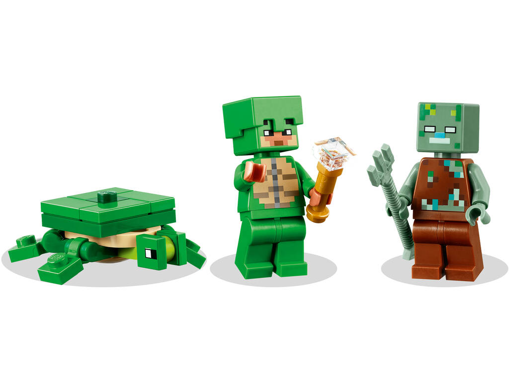 Lego Minecraft Maison Turtle Beach 21254